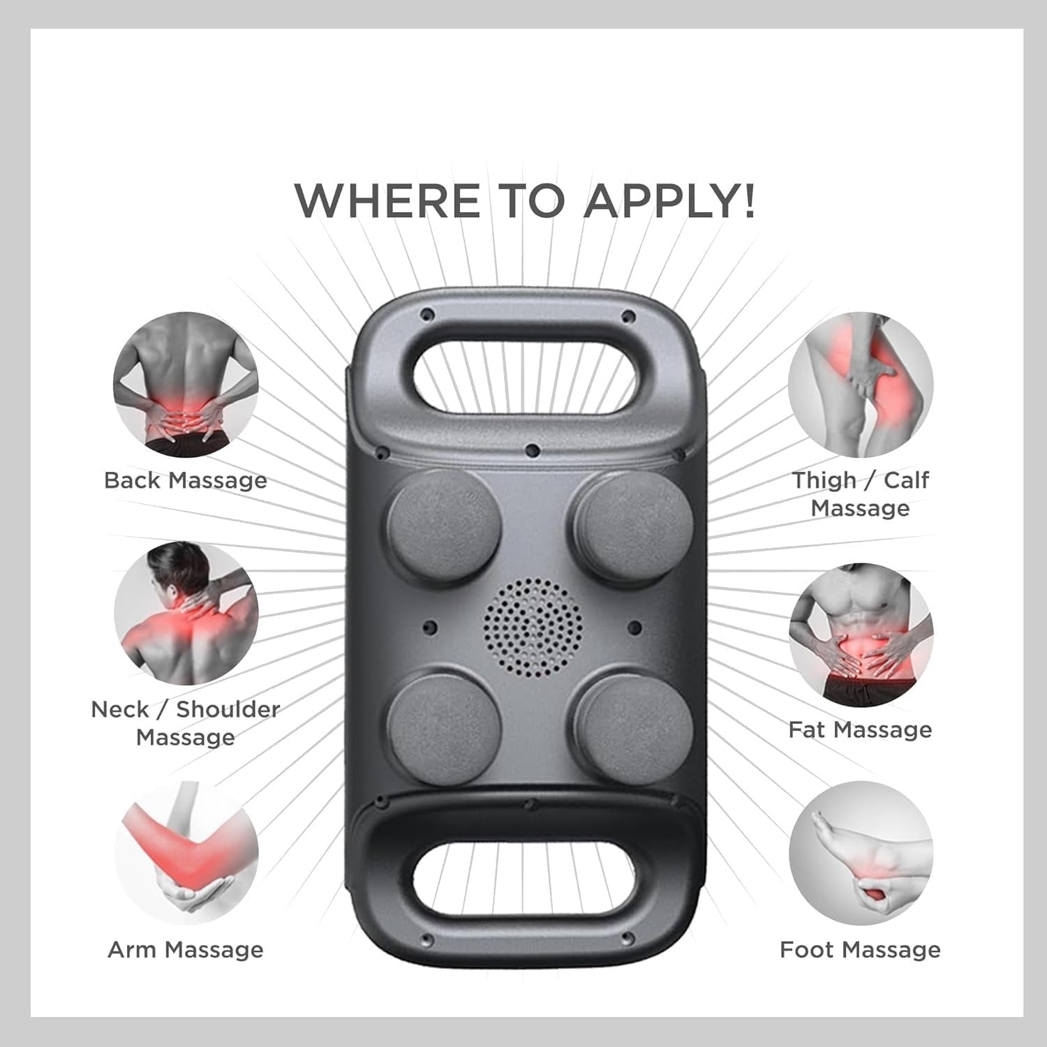 4 Heads Massager Machine For Pain Relief